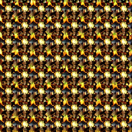 Prompt: a texture made from interlocked bees, symmetric, seamless