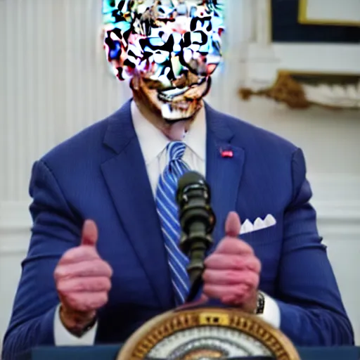 Image similar to muscular joe biden, highly detailed, high quality, hd, 4 k, 8 k, canon 3 0 0 mm, professional photographer, 4 0 mp, lifelike, top - rated, award winning, realistic, sharp, no blur, edited, corrected, trending