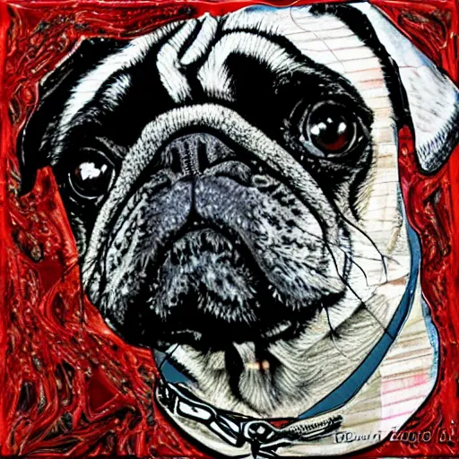 Image similar to pug by Ed Fairburn