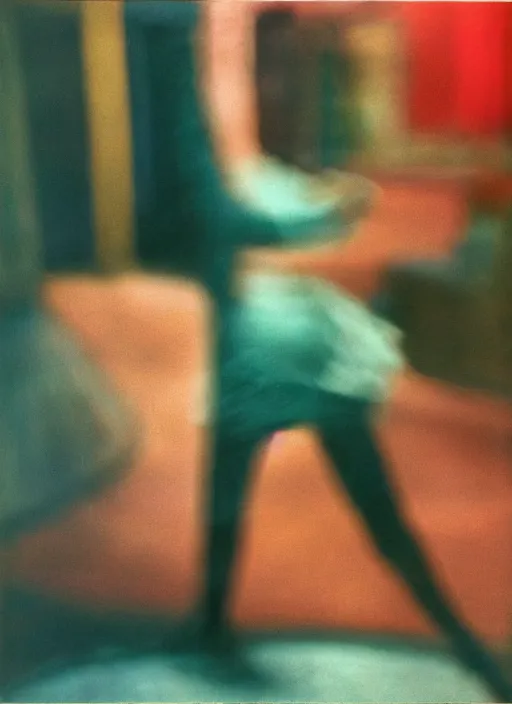 Prompt: ( out of focus ), belly of a woman, photography by saul leiter and ernst haas, baroque lighting, tea green, airforce blue, red, pale skin