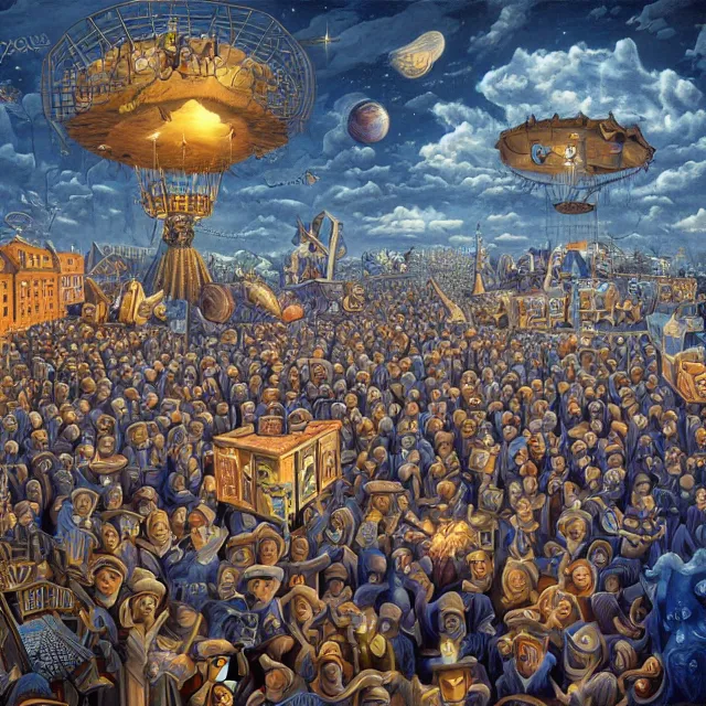 Image similar to the carnival of nightmares, polycount, surrealism, surrealist, cosmic horror, rob gonsalves, high detail