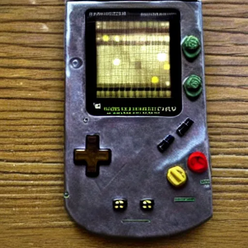 Image similar to steampunk gameboy