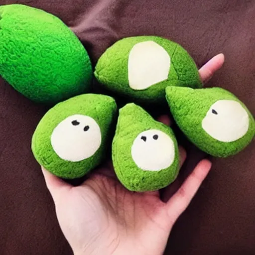 Image similar to ! dream a photo of a cute avocado plushie, real trending on instagram image