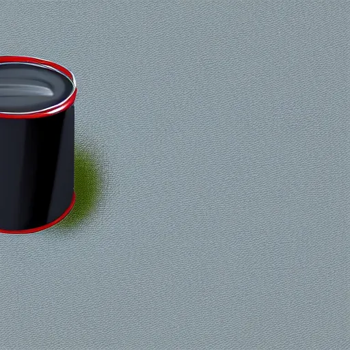 Image similar to can of paint, minimal, modern