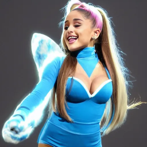 Image similar to Ariana Grande as Machamp