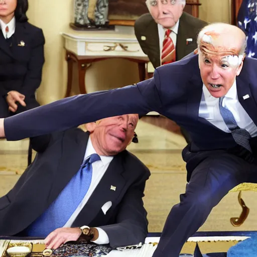 Image similar to joe biden falling again, panasonic photo