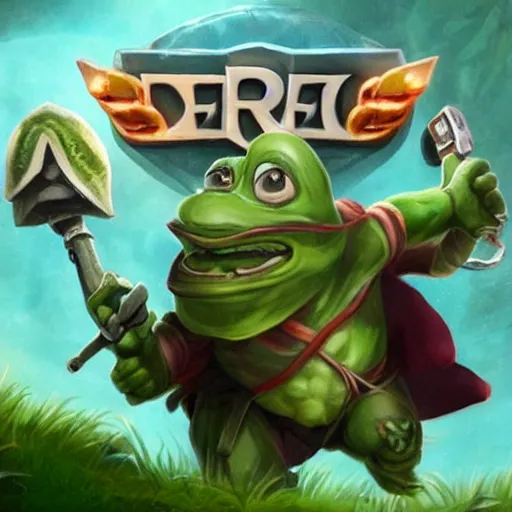 Image similar to pepe in dota