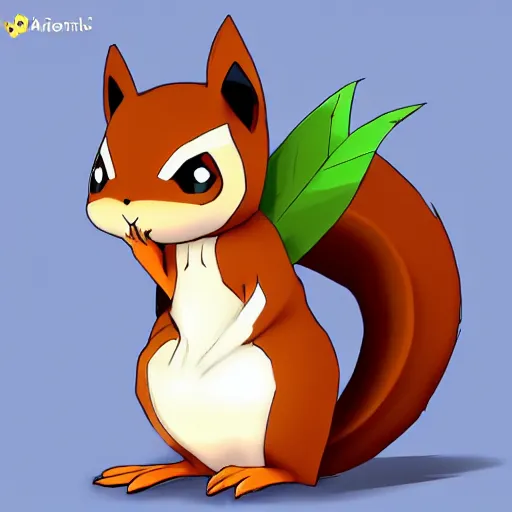 A squirrel dressed as master of ceremonies, in the style of japanese anime  on Craiyon