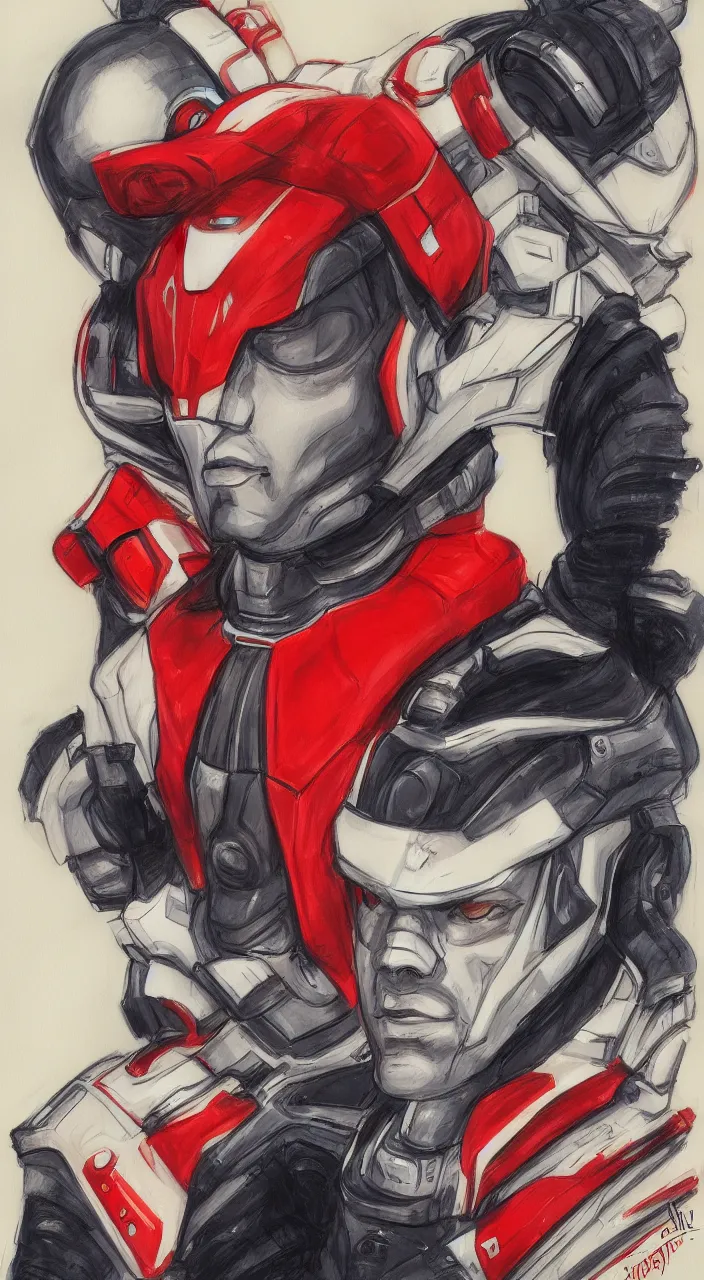 Prompt: Drift-Johnson portrait by Tomino-sama