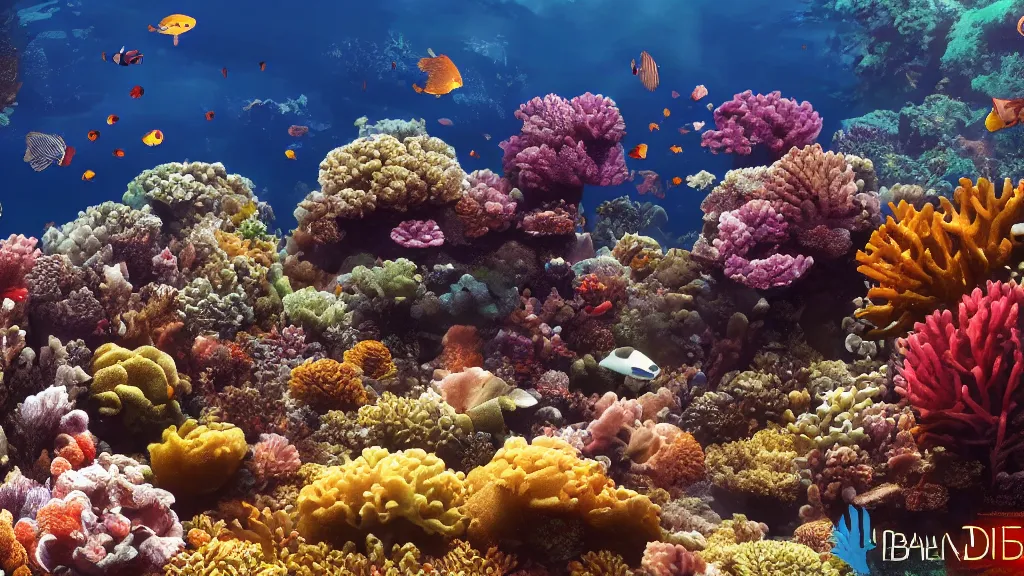 Prompt: The Australian barrier reef as seen from underwater with lots of fish, very very very beautiful scenery, hd, hdr, ue5, ue6, unreal engine 5, cinematic 4k wallpaper, 8k, ultra detailed, high resolution, artstation, award winning