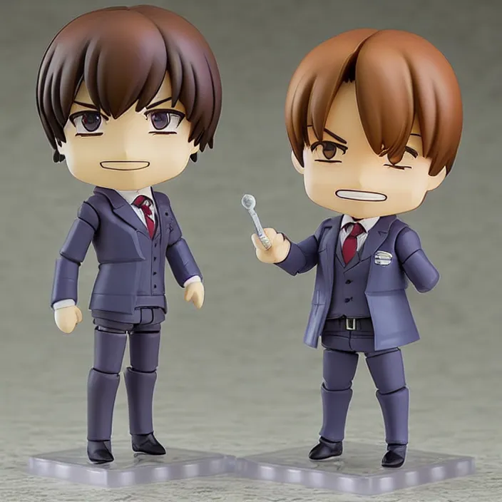 Image similar to Saul Goodman, An anime Nendoroid of Saul Goodman, figurine, detailed product photo