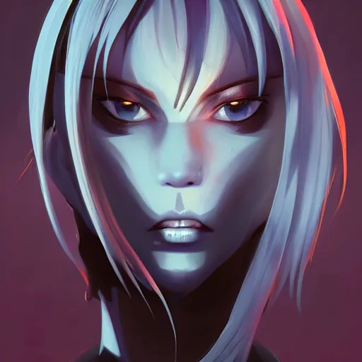 Image similar to face icon stylized minimalist bleach, loftis, cory behance hd by jesper ejsing, by rhads, makoto shinkai and lois van baarle, ilya kuvshinov, rossdraws global illumination