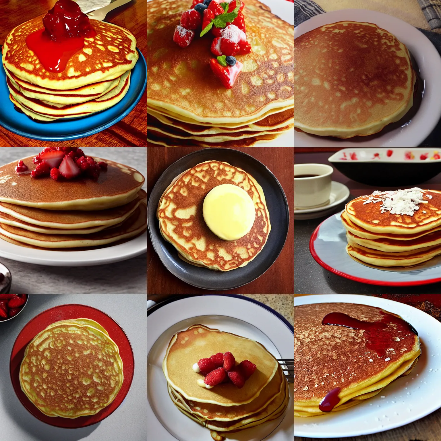 Prompt: <picture quality=uhd mode='attention grabbing'>Pancake looking sus</picture>