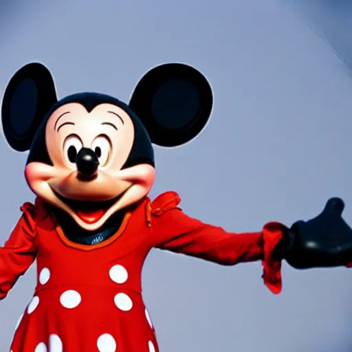 Image similar to mickey mouse performing at woodstock