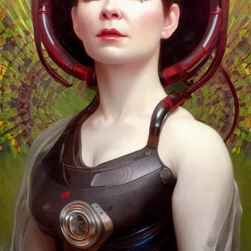 Prompt: portrait of bjork as android, 8 k highly detailed, sharp focus, illustration, art by artgerm, mucha, bouguereau