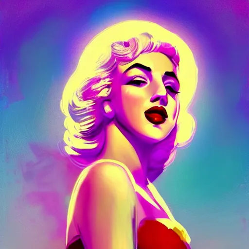 Prompt: beautiful charming goddess of sunshine and roses, inspired by stephanie beatriz and marilyn monroe, character art portrait, deviantart artstation, by alena aenami, by michael whelan, behance hd, bokeh