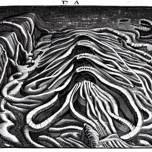 Image similar to I encountered Hell and the great serpentines of the highest order And I went through that when I showed you chart #3 The question is asked in Urim and Thummim--Thummim concerning the pit This horrible pit of miry clay