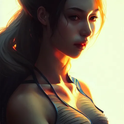 Image similar to portrait of a beautiful girl, snake wrapping around her, confident pose, sharp focus, illustration, highly detailed, concept art, matte, trending on artstation, anime, comics, marvel, art by wlop and artgerm and greg rutkowski, h 6 4 0