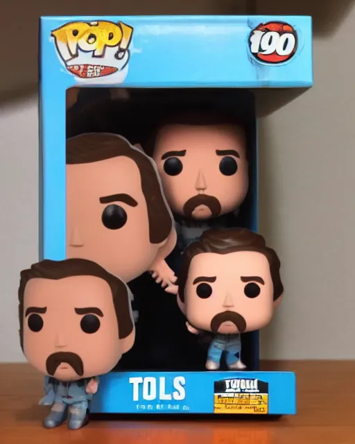 Image similar to A Tim Allen the Toolman Funko Pop. Photographic, photography