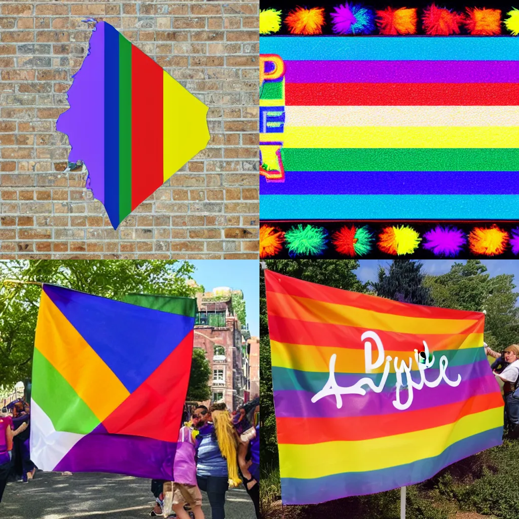 Prompt: a new pride flag