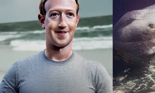 Image similar to mark zuckerberg, mermaid king of the ocean, photorealistic, cinematic lighting, highly detailed, marvel cinematic universe