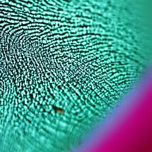 Prompt: close up of a finger print, ultra realistic, 4 k, colorful