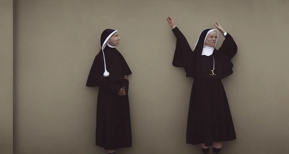 Prompt: portrait of a naughty nun, by Brooke DiDonato, today's featured photograph, 16K