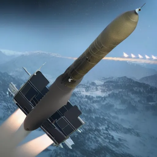 Prompt: photo of missile hitting russian anti - aircraft system, highly detailed, photorealistic, 8 k