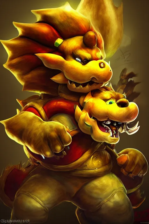 Image similar to bowser, highly detailed, digital art, sharp focus, ambient lighting, trending on art station