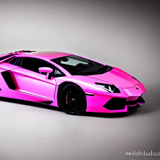 lamborghini aventador pink and black