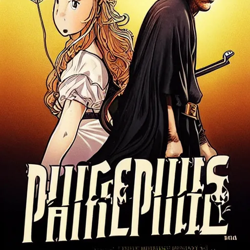 Prompt: Movie poster for The Princess Bride by Yusuke Murata