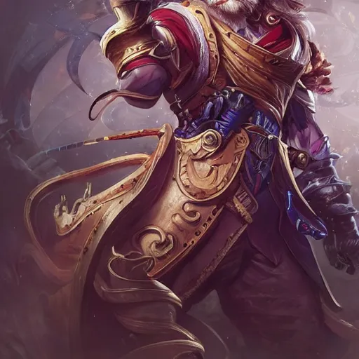 Image similar to John adams as a league of legends character, art by riot studios and Jason chan, intricate details, insane details, ornate details, hyper detailed, trending on artstation,