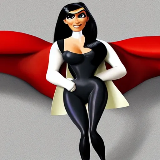 Image similar to kim kardashian as elastic girl from the incredibles