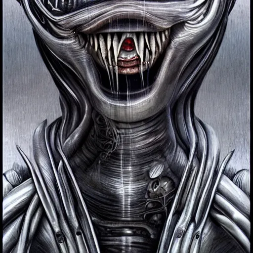 Image similar to giger, by artgerm