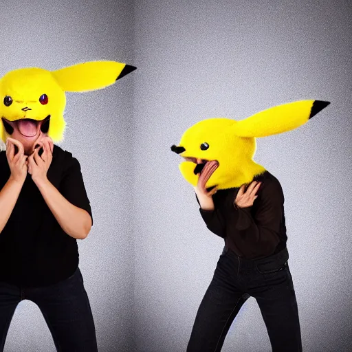 Imagine a @Louis Vuitton mech pikachu mask in AR - modeoed by @Ben Dee