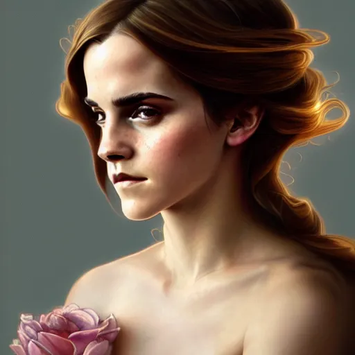 Prompt: beautiful detailed picture of emma watson, radiant light, art nouveau, intricate, elegant, highly detailed, my rendition, digital painting, artstation, concept art, smooth, sharp focus, illustration, art by artgerm and greg rutkowski and alphonse mucha