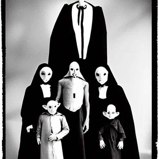 Image similar to nosferatu family photo