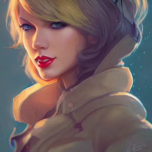 Prompt: a portrait of a beautiful april o'neil and taylor swift, art by lois van baarle and loish and ross tran and rossdraws and sam yang and samdoesarts and artgerm and saruei, digital art, highly detailed, intricate, sharp focus, trending on artstation hq, deviantart, unreal engine 5, 4 k uhd image