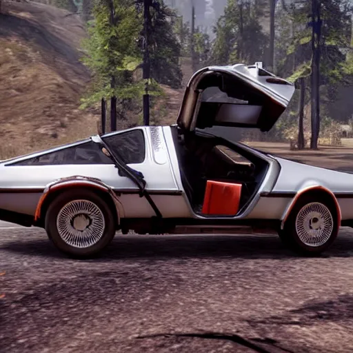 Image similar to delorean in red dead redemption 2