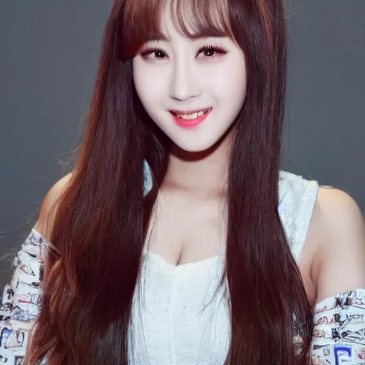 Prompt: photo of Cheng Xiao, a Chinese singer