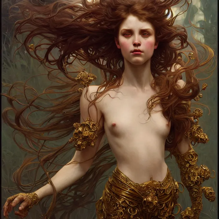 Image similar to one thousand arms, diffuse lighting, fantasy, intricate, elegant, highly detailed, lifelike, photorealistic, digital painting, artstation, illustration, concept art, smooth, sharp focus, art by John Collier and Albert Aublet and Krenz Cushart and Artem Demura and Alphonse Mucha