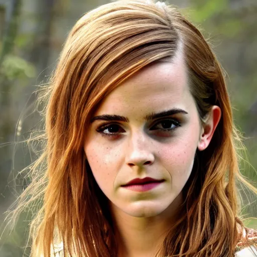 Image similar to emma watson as a wood elf