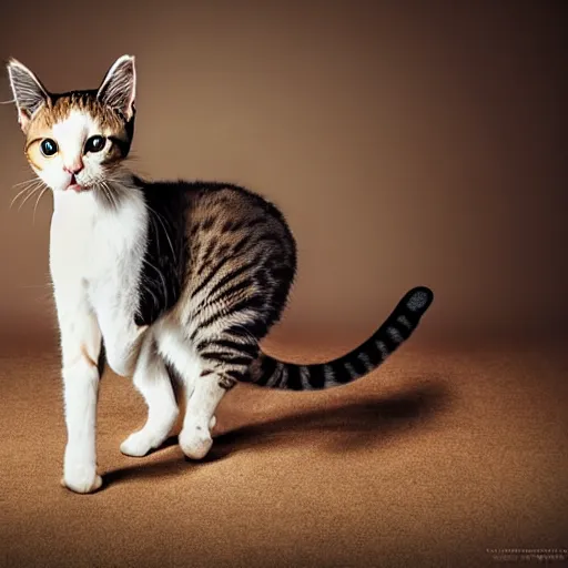 Image similar to a feline horse - cat - hybrid, animal photography