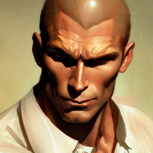 Image similar to character concept portrait, doc savage, style digital painting, concept art, smooth, sharp focus, illustration by ruan jia and mandy jurgens and william - adolphe bouguereau, artgerm