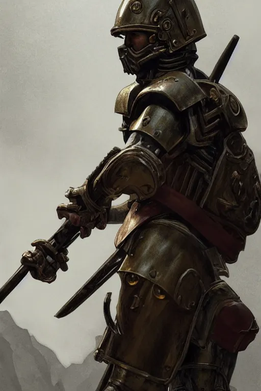 Image similar to A film still greek phalanx soldier from a fallout 4 loading screen, highly detailed, digital painting, artstation, concept art, sharp focus, illustration, cinematic lighting, art by artgerm and greg rutkowski and alphonse mucha diffuse lighting, fantasy, intricate, elegant, highly detailed, lifelike, photorealistic, digital painting, artstation, illustration, concept art, smooth, sharp focus, art by John Collier and Albert Aublet and Krenz Cushart and Artem Demura and Alphonse Mucha