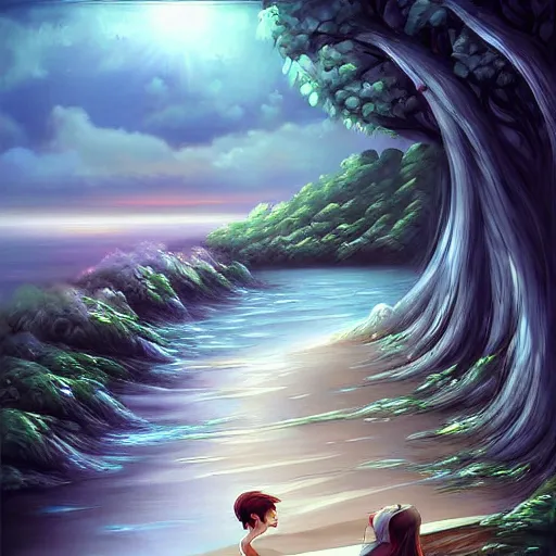 Image similar to a landscape by cyril rolando