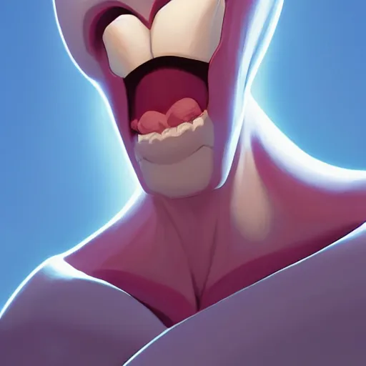 Image similar to face icon stylized minimalist earthworm jim, loftis, cory behance hd by jesper ejsing, by rhads, makoto shinkai and lois van baarle, ilya kuvshinov, rossdraws global illumination