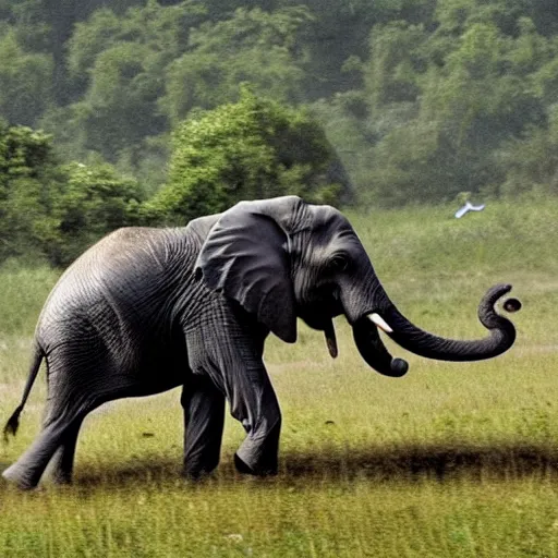 Prompt: flying elephant flying elephant flying elephant