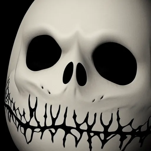 Prompt: photography realistic jack skellington