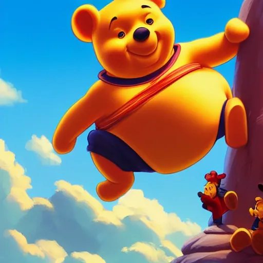 Prompt: xijinping as winnie the pooh, ben hur, loftis, cory behance hd by jesper ejsing, by rhads, makoto shinkai and lois van baarle, ilya kuvshinov, rossdraws global illumination